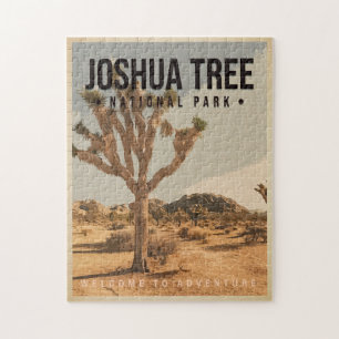  Joshua Tree National Park California Vintage Jigsaw Puzzle