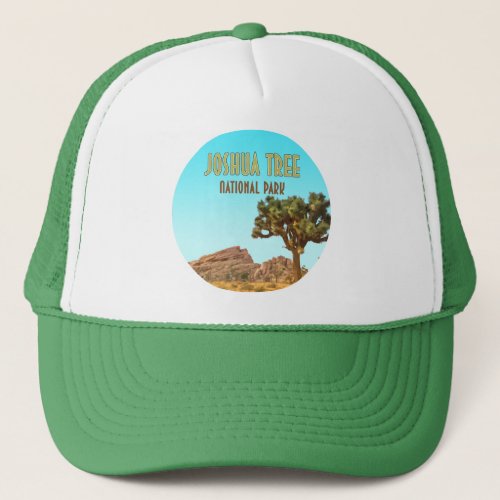 Joshua Tree National Park California Vintage Trucker Hat