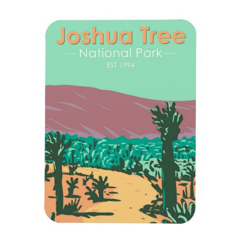Joshua Tree National Park Cholla Cactus Garden Magnet