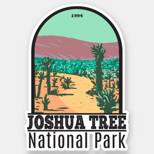 Joshua Tree National Park Cholla Cactus Garden Sticker