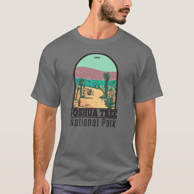 Joshua Tree National Park Cholla Cactus Garden T-Shirt (Front)