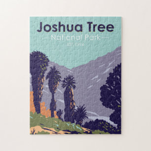 Joshua Tree National Park Cottonwood Springs Oasis Jigsaw Puzzle