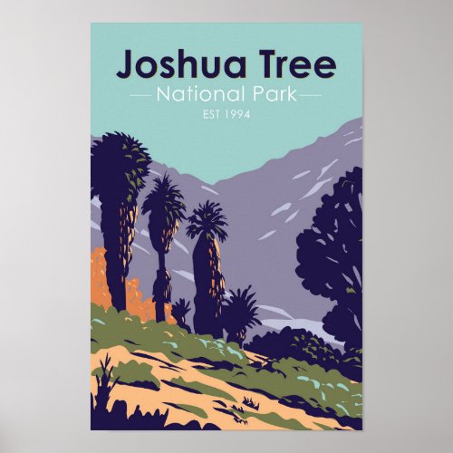 Joshua Tree National Park Cottonwood Springs Oasis Poster