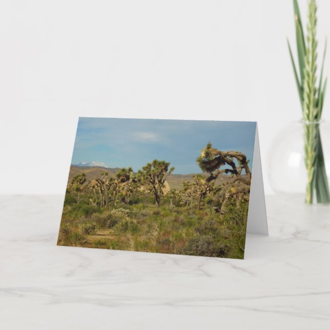 Joshua Tree National Park Desert Landscape Card (Front)