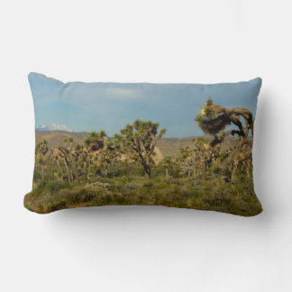 Joshua Tree National Park Desert Landscape Lumbar Pillow