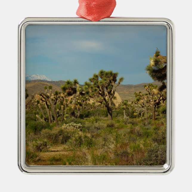 Joshua Tree National Park Desert Landscape Metal Ornament (Front)