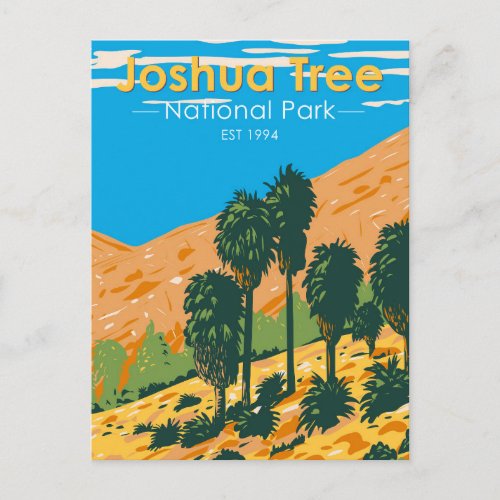 Joshua Tree National Park Fortynine Palms Oasis Postcard