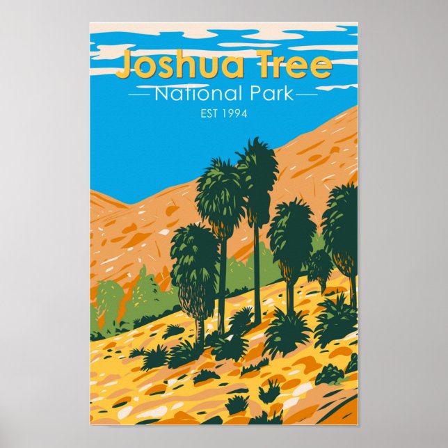 Joshua Tree National Park Fortynine Palms Oasis Poster (Front)