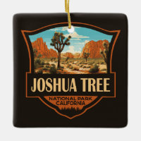 Joshua Tree National Park Illustration Retro