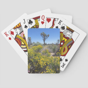 Joshua Tree National Park In Bloom Poker Cards