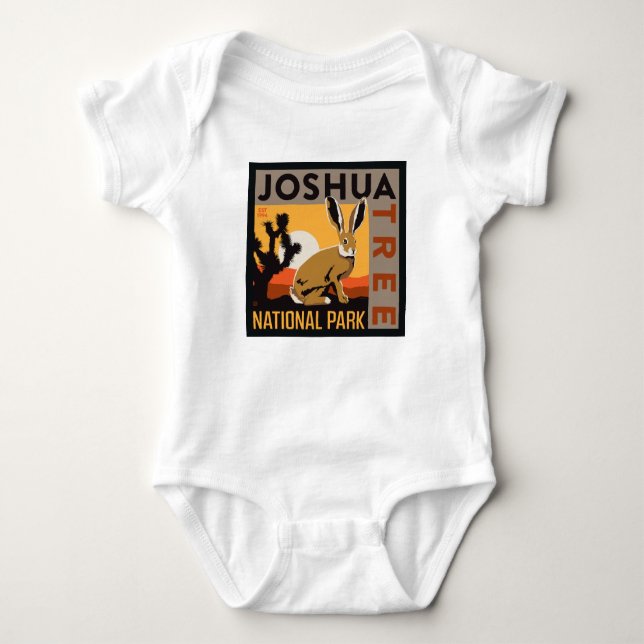 Joshua Tree National Park | Jackrabbit Baby Bodysuit (Front)