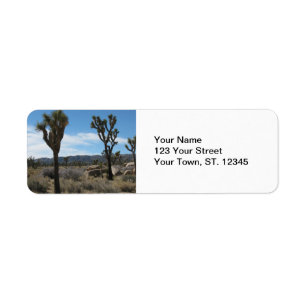 Joshua Tree National Park Label