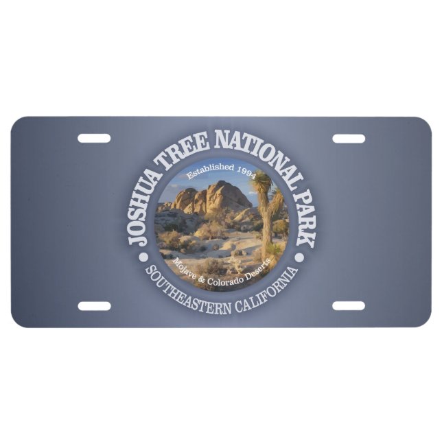 Joshua Tree National Park License Plate (Front)