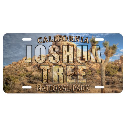 Joshua Tree National Park License Plate