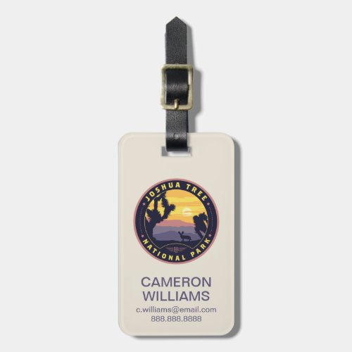 Joshua Tree National Park Luggage Tag