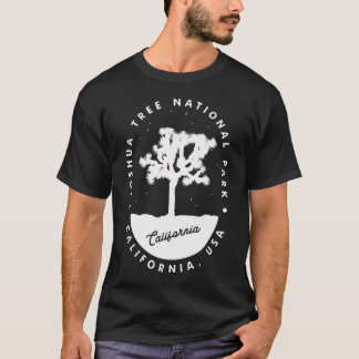 Joshua Tree National Park Night Retro T-Shirt