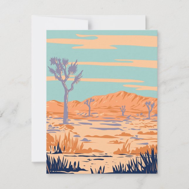 Joshua Tree National Park Note Card (Front)