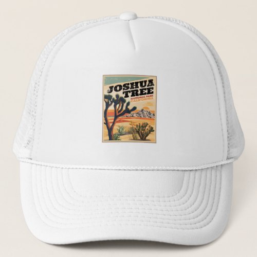 Joshua Tree National Park Outdoor Vintage Trucker Hat