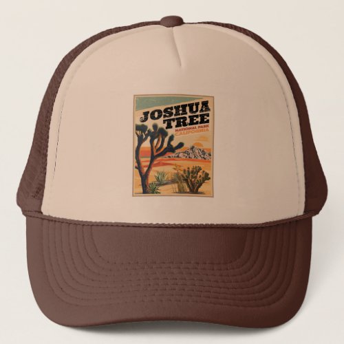 Joshua Tree National Park Outdoor Vintage Trucker  Trucker Hat
