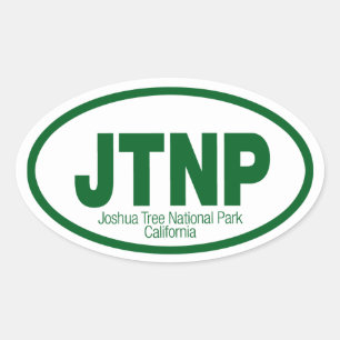 Joshua Tree National Park Oval Sticker