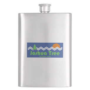 Joshua Tree National Park Retro Flask
