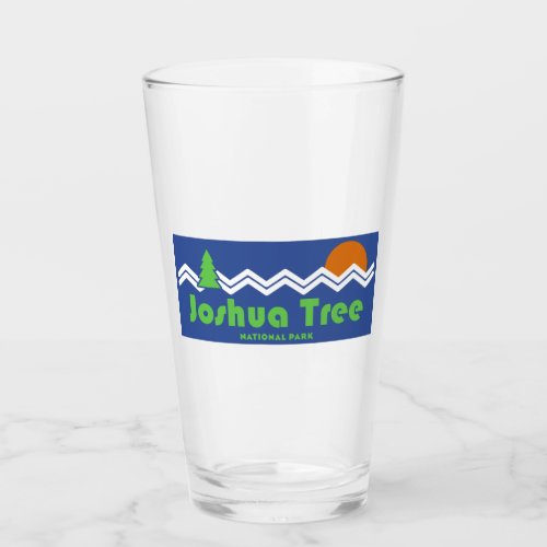 Joshua Tree National Park Retro Glass