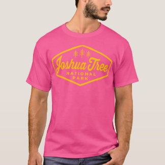 Joshua Tree National Park Retro Hexagon Badge Camp T-Shirt