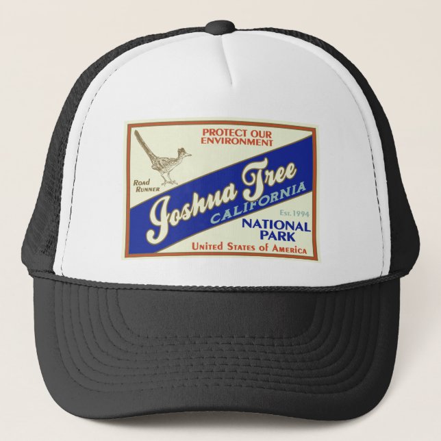 Joshua Tree National Park (Road Runner) Trucker Hat (Front)