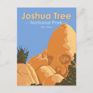 Joshua Tree National Park Skull Rock California Postcard