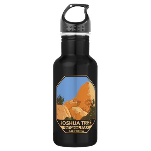 Joshua Tree National Park Skull Rock California  Stainless Steel Water Bottle