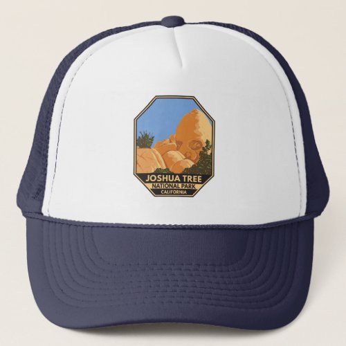 Joshua Tree National Park Skull Rock California   Trucker Hat