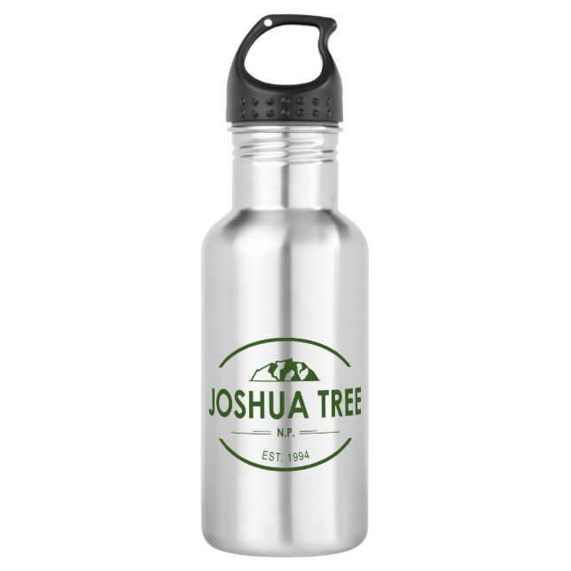 Joshua Tree National Park Stainless Steel Water Bottle (Front)