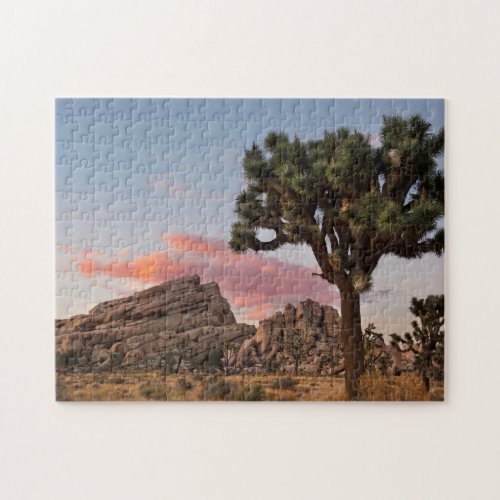 Joshua Tree National Park Sunset Souvenir Jigsaw Puzzle