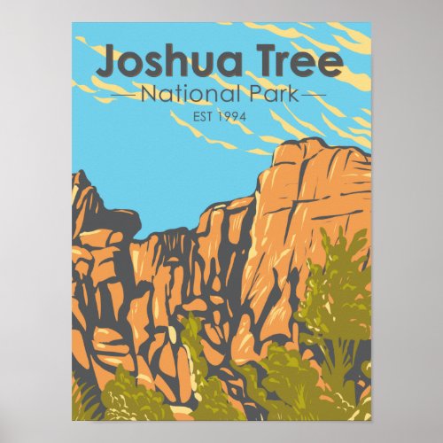 Joshua Tree National Park The Great Burrito Poster