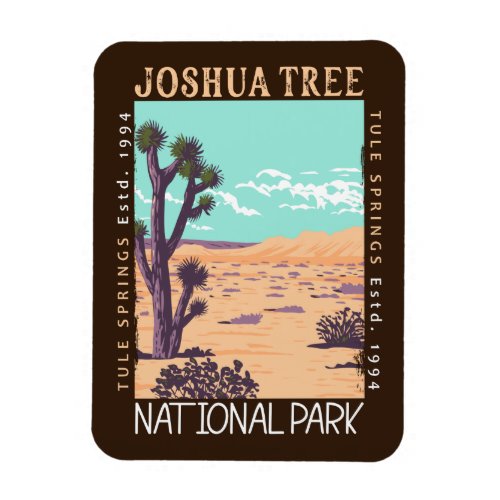 Joshua Tree National Park Tule Springs Distressed  Magnet