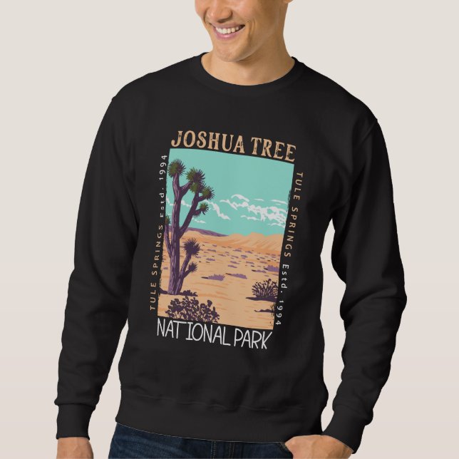 Joshua Tree National Park Tule Springs Distressed Sweatshirt (Front)