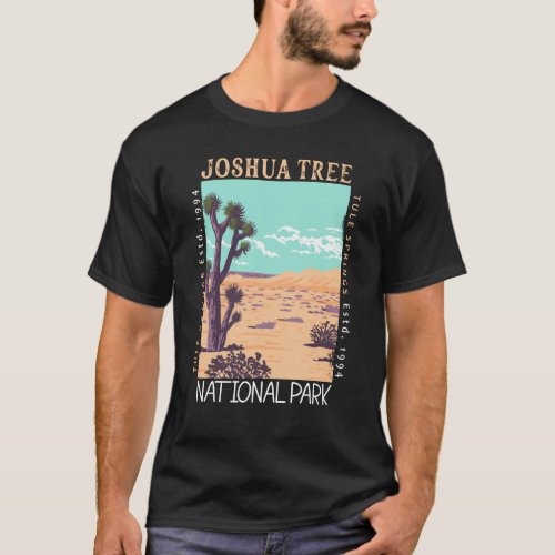 Joshua Tree National Park Tule Springs Distressed  T_Shirt