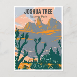 Joshua Tree National Park Tule Springs Vintage Postcard