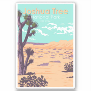 Joshua Tree National Park Tule Springs Vintage Sticker