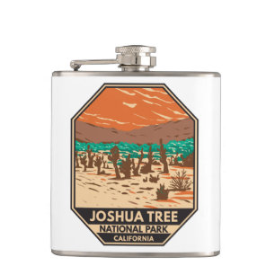 Joshua Tree National Park Turkey Flats Sand Dunes  Flask