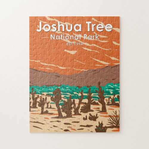 Joshua Tree National Park Turkey Flats Sand Dunes  Jigsaw Puzzle