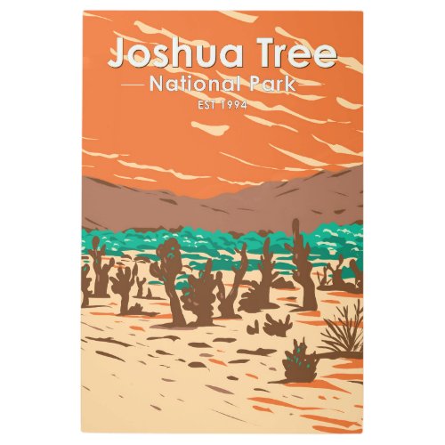 Joshua Tree National Park Turkey Flats Sand Dunes Metal Print
