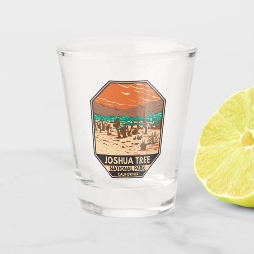 Joshua Tree National Park Turkey Flats Sand Dunes Shot Glass