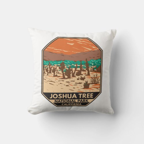 Joshua Tree National Park Turkey Flats Sand Dunes Throw Pillow