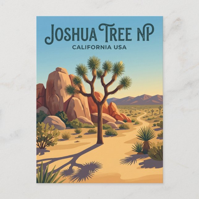 Joshua Tree National Park USA Postcard (Front)