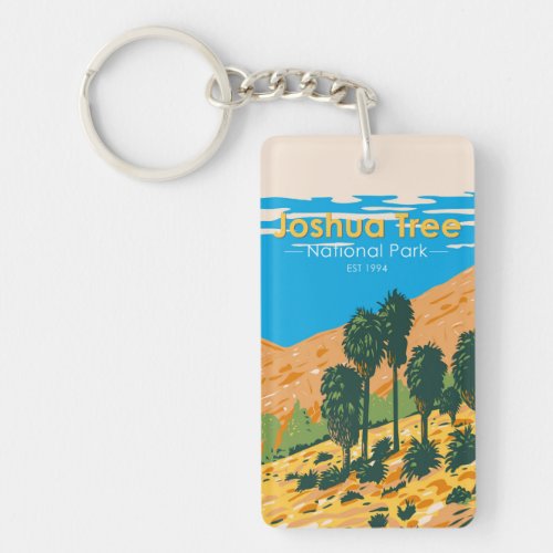 Joshua Tree National Park Vintage Double Sided Keychain