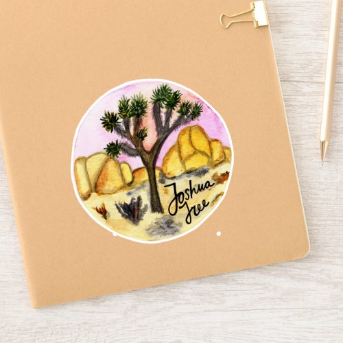 Joshua Tree National Park Watercolor Sticker