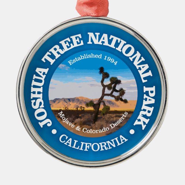 Joshua Tree NP2 Metal Ornament (Front)