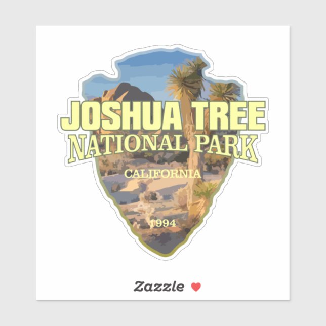 Joshua Tree NP (arrowhead) Sticker (Sheet)