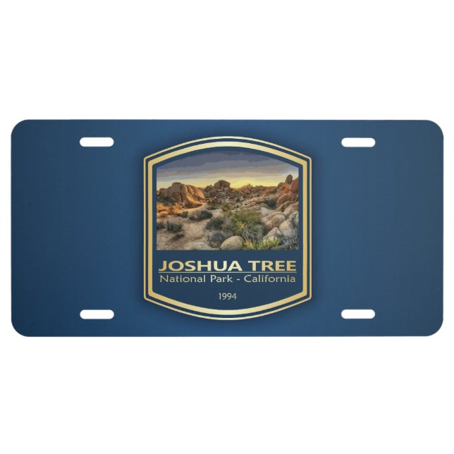Joshua Tree NP (PF1) License Plate (Front)